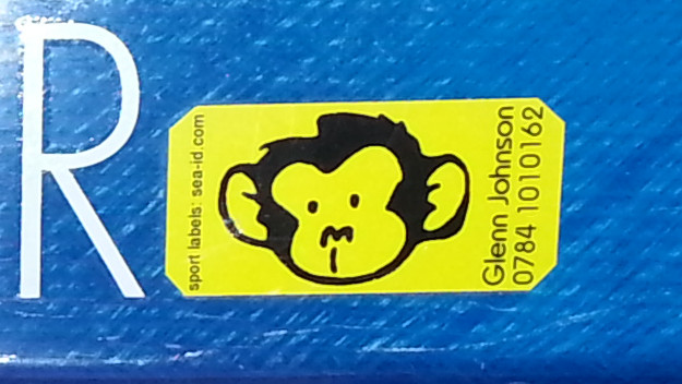 Label with customer logo